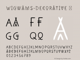 Wigwams-Decorative