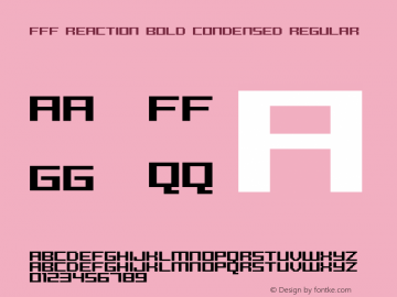 FFF Reaction Bold Condensed