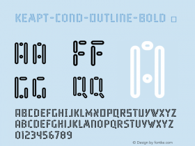 Kempt-Cond-Outline-Bold