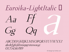 Euroika-LightItalic