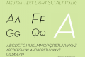 Neutra Text Light SC Alt