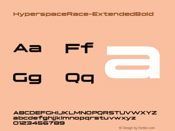 HyperspaceRace-ExtendedBold