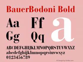 BauerBodoni