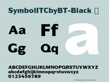 SymbolITCbyBT-Black