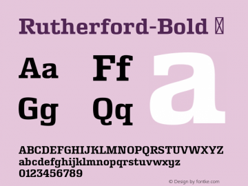 Rutherford-Bold