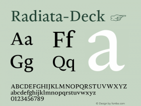 Radiata-Deck