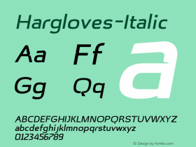 Hargloves-Italic