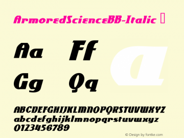 ArmoredScienceBB-Italic