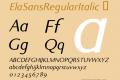 ElaSansRegularItalic