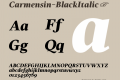 Carmensin-BlackItalic