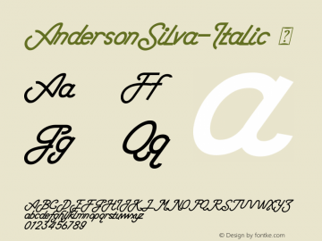 AndersonSilva-Italic