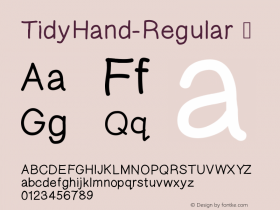 TidyHand-Regular