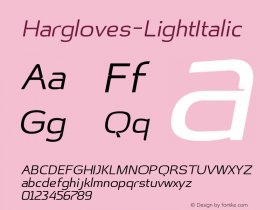 Hargloves-LightItalic