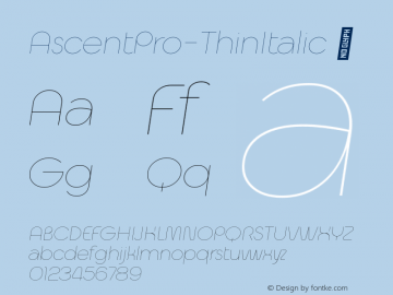 AscentPro-ThinItalic