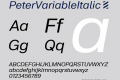 PeterVariableItalic