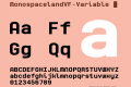 MonospacelandVF-Variable