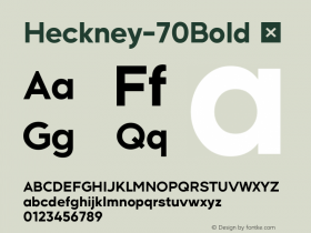 Heckney-70Bold