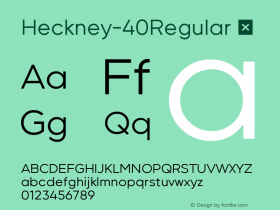 Heckney-40Regular