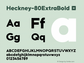 Heckney-80ExtraBold