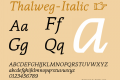 Thalweg-Italic