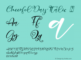 CheerfulDay-Italic