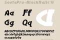 SaetaPro-BlackItalic