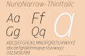 NunoNarrow-ThinItalic