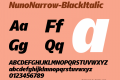 NunoNarrow-BlackItalic