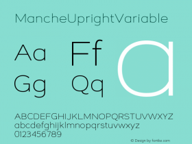 MancheUprightVariable