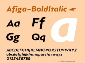 Afiga-BoldItalic