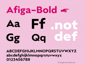 Afiga-Bold