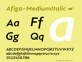 Afiga-MediumItalic