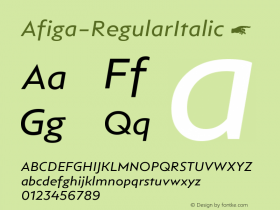 Afiga-RegularItalic