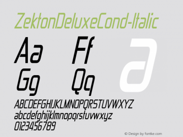 ZektonDeluxeCond-Italic