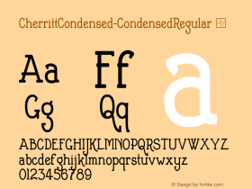 CherrittCondensed-CondensedRegular