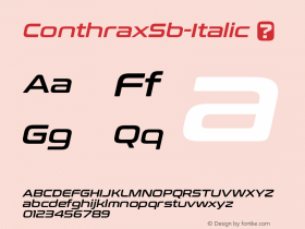 ConthraxSb-Italic