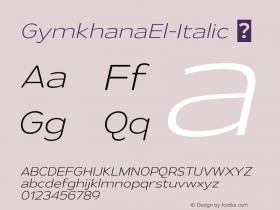 GymkhanaEl-Italic