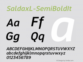 SaldaxL-SemiBoldIt