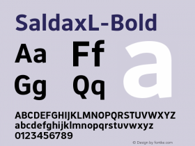 SaldaxL-Bold