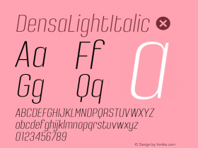 DensaLightItalic