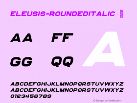 Eleusis-RoundedItalic
