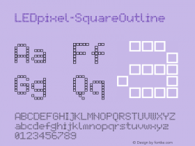 LEDpixel-SquareOutline