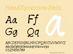 HandXpression-Italic