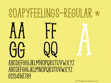 SoapyFeelings-Regular