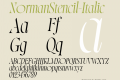 NormanStencil-Italic