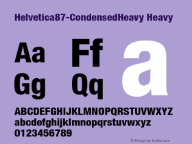 Helvetica87-CondensedHeavy