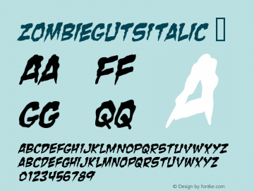 ZombieGutsItalic