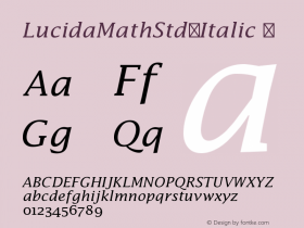 LucidaMathStd-Italic