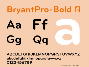BryantPro-Bold