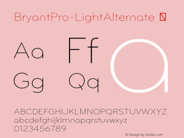BryantPro-LightAlternate